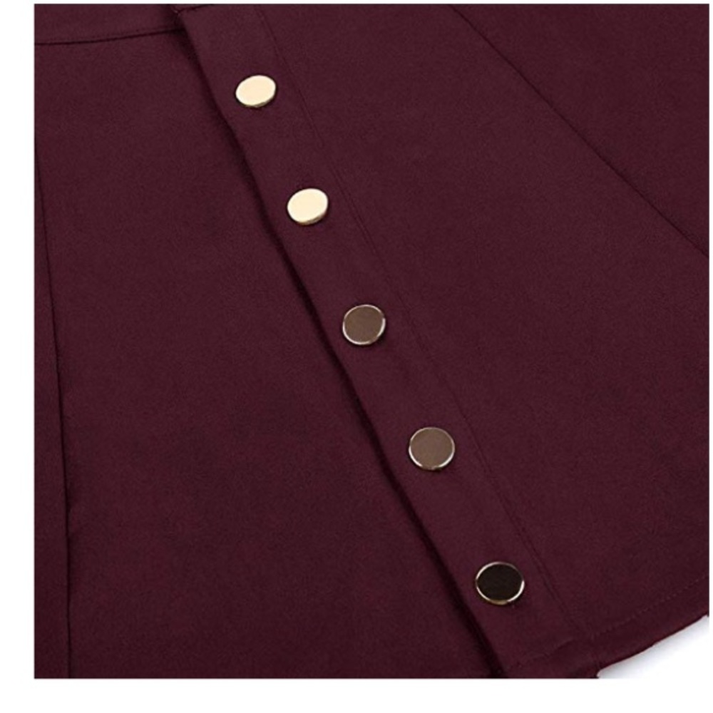 Button Up Circle Skirt New With Tags - image 5